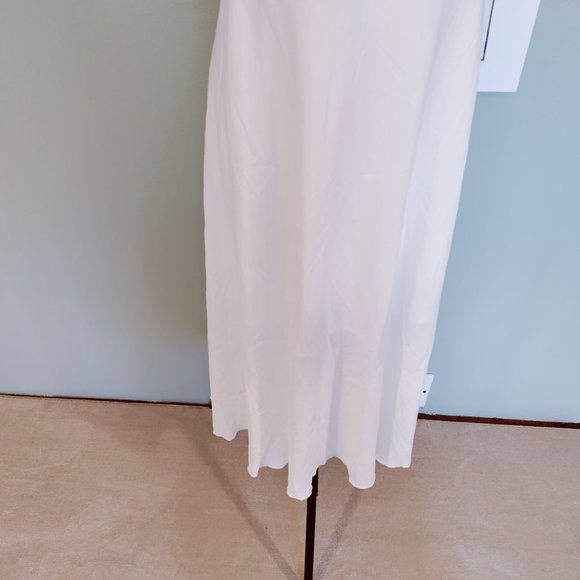 Maxi Dress Solid Gathered Top Spaghetti Straps Back Tie Cute Bow! - Picture 7 of 16